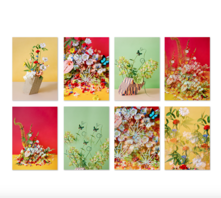 Flower Pot Postcard Print Set