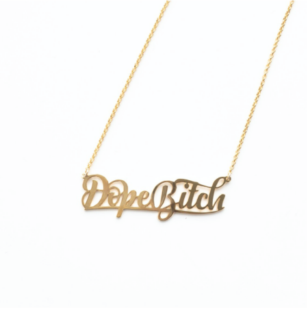 'Dope Bitch' Necklace