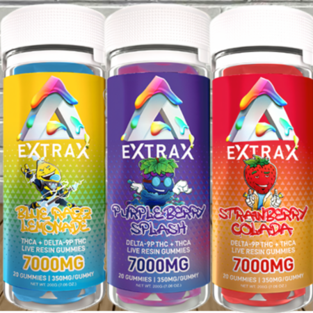 Extrax Adios HIGH POTENCY D9/THCA Gummies