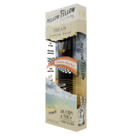 Mellow Fellow Dream Blend 2ml Disposable Vape - Sunset Sherbet (H)