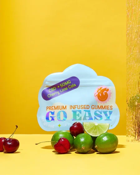 Go Easy Relax Cherry Lime Cola CBD Gummies 50mg