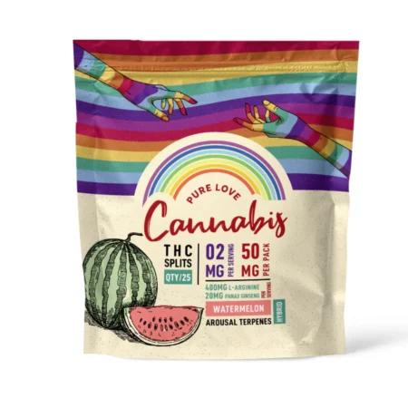 Pure Love Cannabis Watermelon Arousal Terpenes Gummies (H)